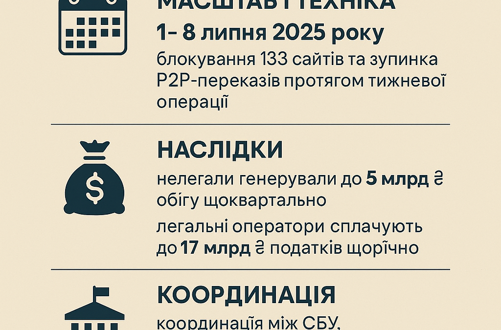 Боротьба з нелегалами: закрито 133 сайти